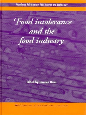 cover image of Food Intolerance and the Food Industry